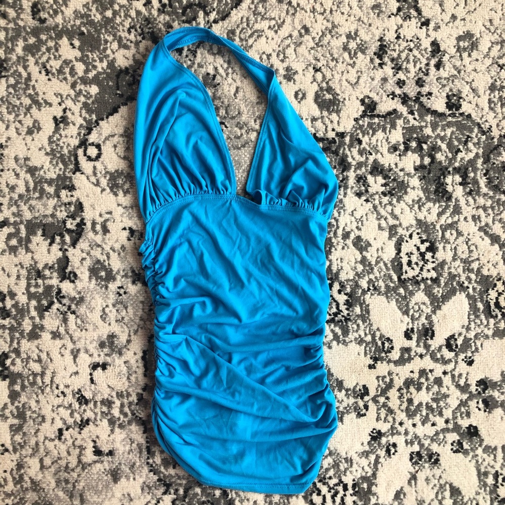Y2k halter bodycon Roche top